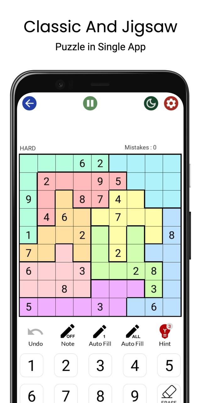 Sudoku - Classic & Jigsaw স্ক্রিনশট 2