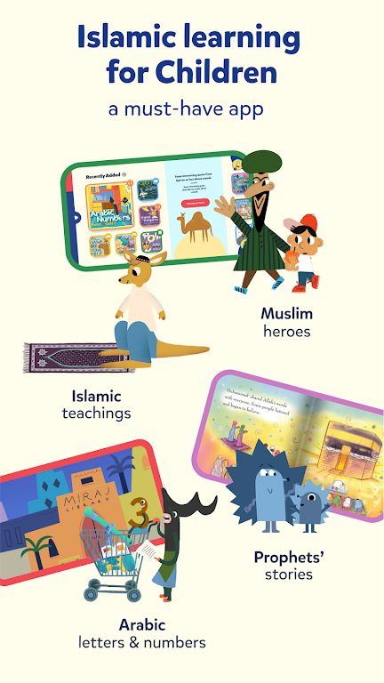 Schermata Miraj Muslim Kids Books Games 0