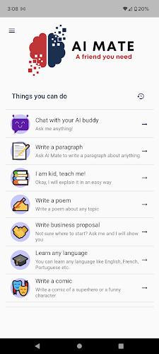 AI Mate - GPT chat Schermafbeelding 0