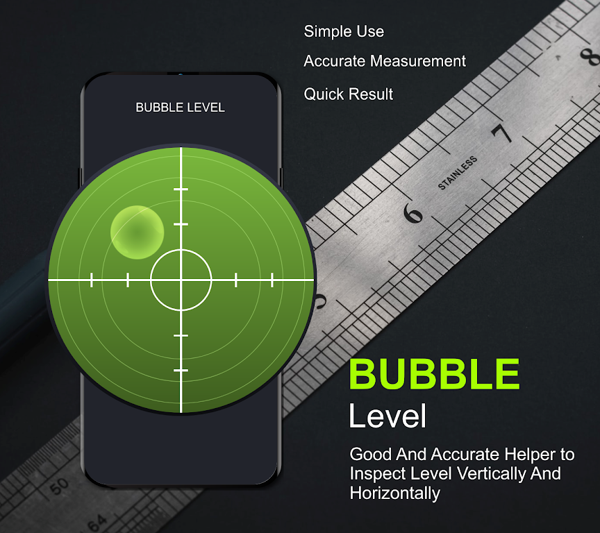 Spirit level - Bubble level スクリーンショット 1