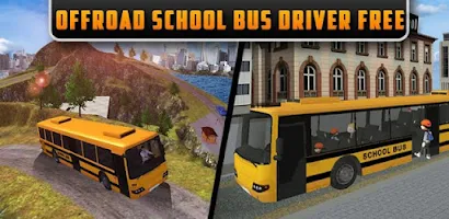 Offroad School Bus Driver Game Zrzut ekranu 0