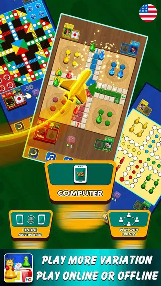 Ludo: Dice Board Games 스크린샷 1