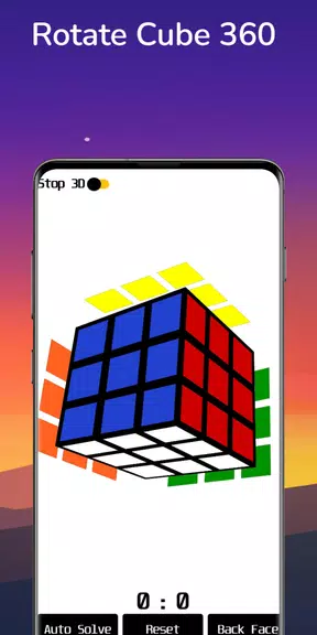 Rubik's Cube Solver - 3D Cube Screenshot 0