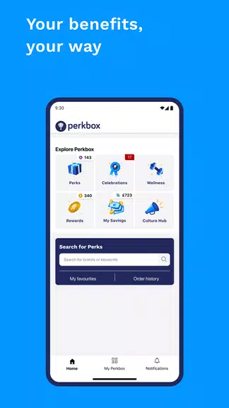 Schermata Perkbox 0