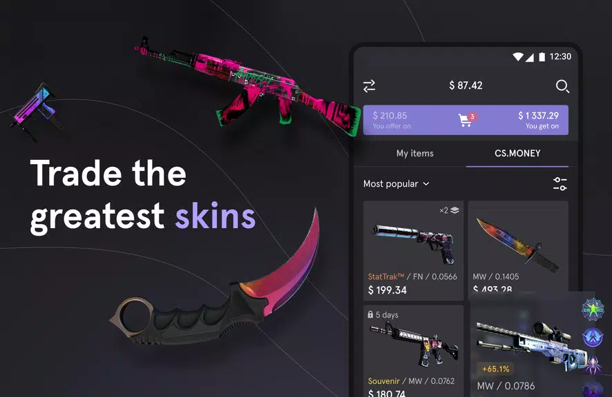 CS.MONEY ‒ Trade CS:GO skins 스크린샷 0