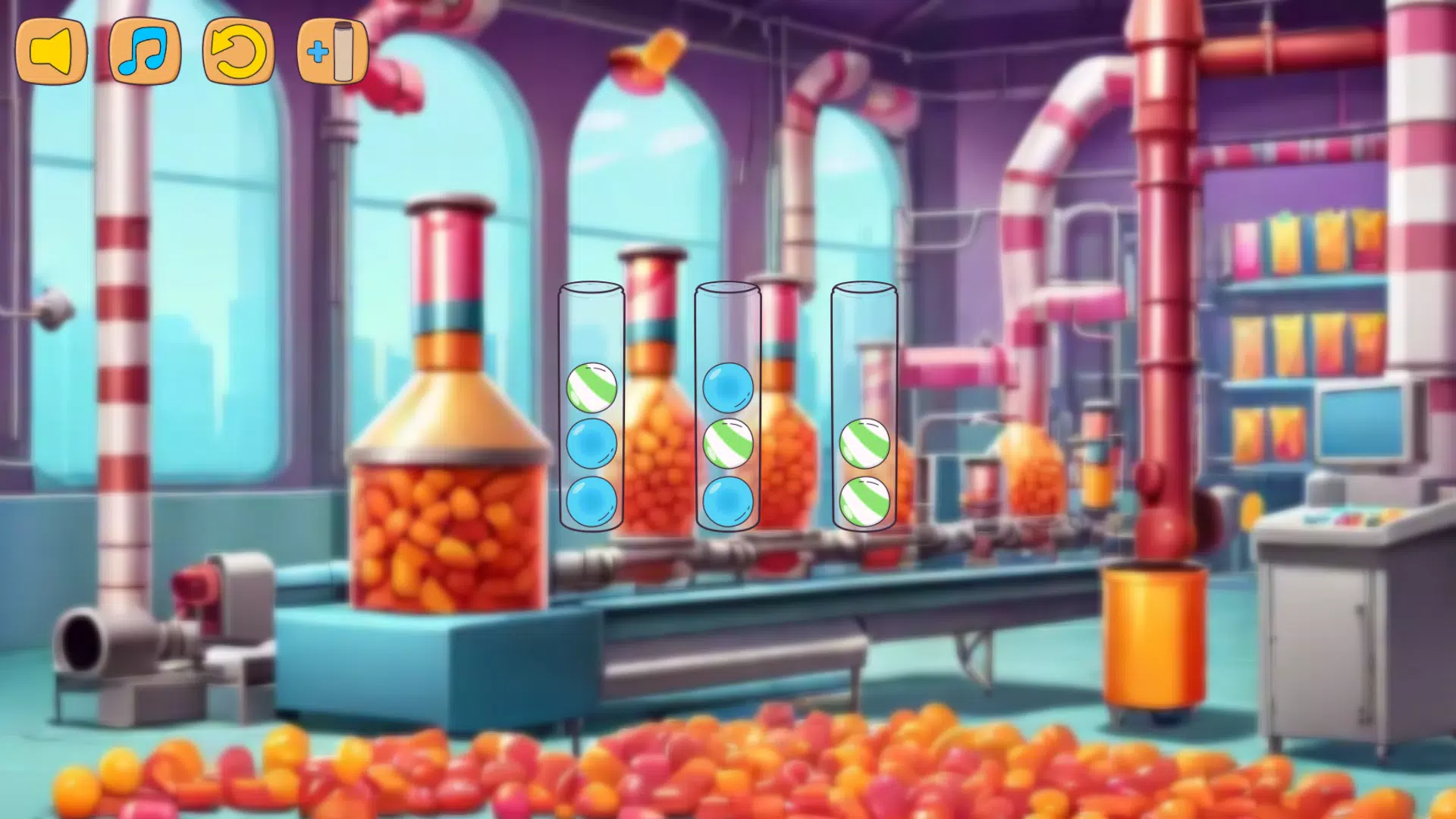 Sorting: Candy Factory Captura de tela 0