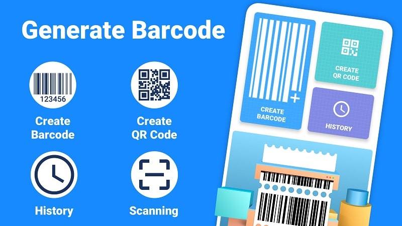 Barcode Generator & Scanner Tangkapan skrin 0