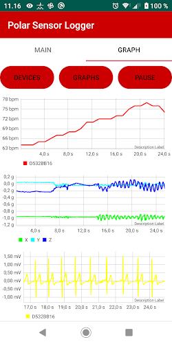 Polar Sensor Logger Ảnh chụp màn hình 3