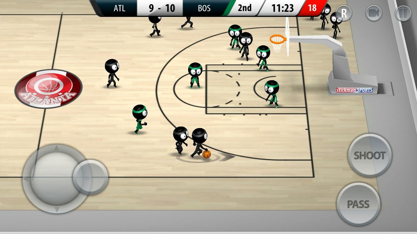 Stickman Basketball 2017 Schermafbeelding 1