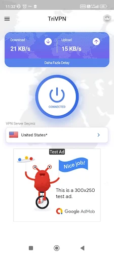 Tri VPN - Fast & Secret Ekran Görüntüsü 0