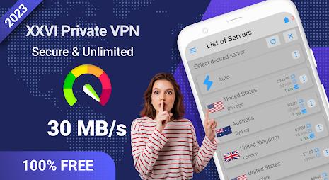 XV Private VPN - Fast Proxy Tangkapan skrin 0