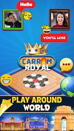 Carrom Royal : Disc Pool Game Скриншот 0