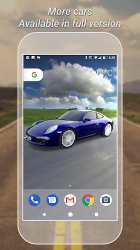 3D Car Live Wallpaper Lite Schermafbeelding 3