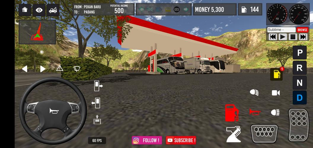 IDBS Simulator Bus Sumatera ဖန်သားပြင်ဓာတ်ပုံ 1