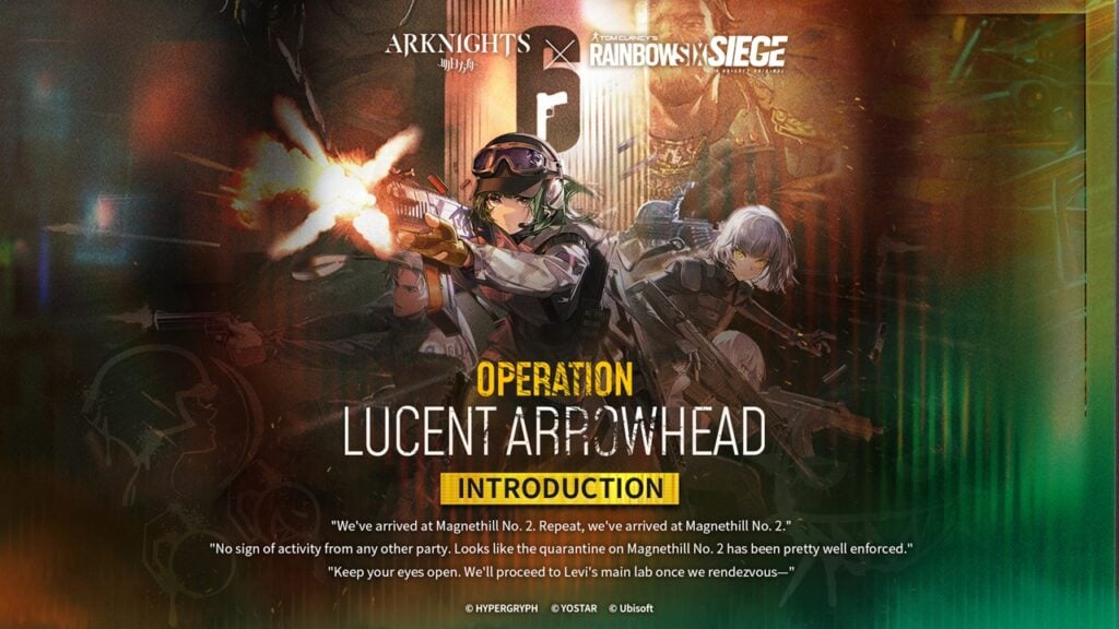 Arknights x Rainbow Six Siege Crossover 2 ကို ယနေ့ လွှင့်တင်ထားသည်။