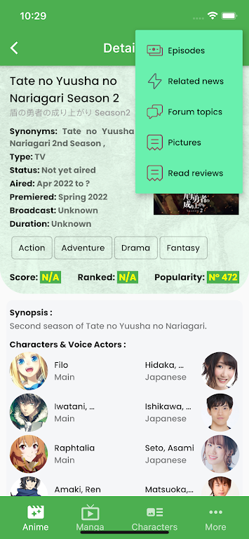 9Anime and Manga Ekran Görüntüsü 0