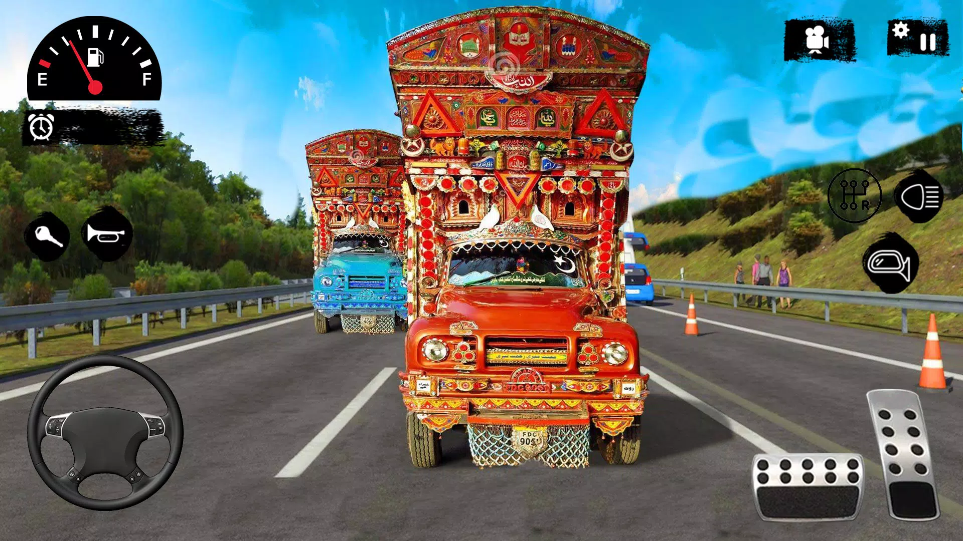 Pakistani Truck Game 3D Drive Tangkapan skrin 0