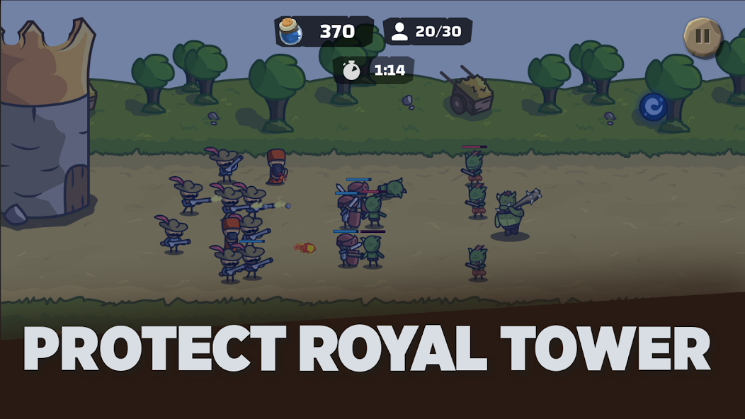 Tower Royale: Stick War Online Скриншот 1