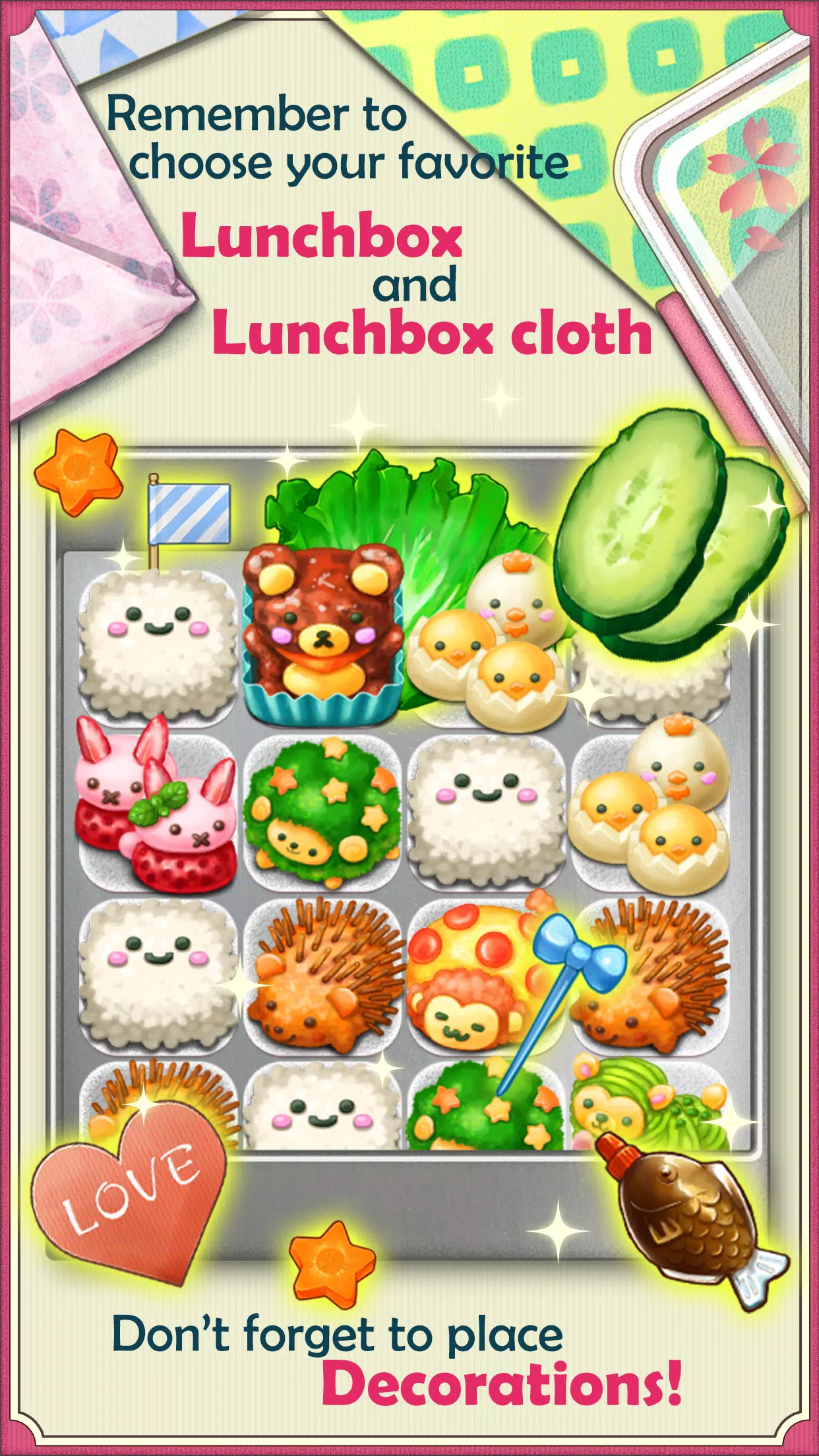 Fluffy! Cute Lunchbox Screenshot 2