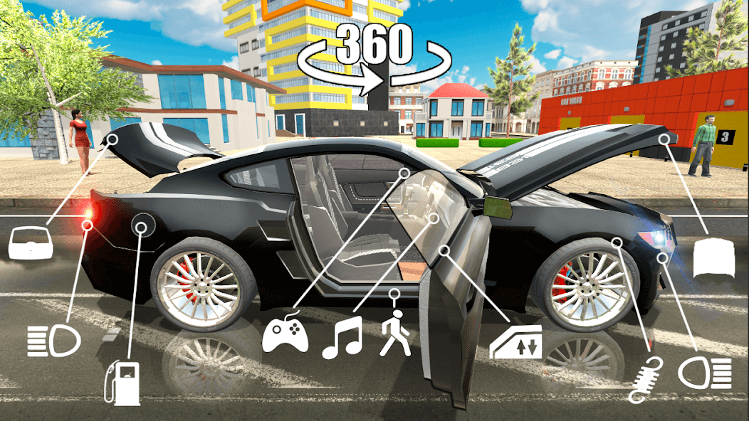 Car Simulator 2 Mod Tangkapan skrin 0