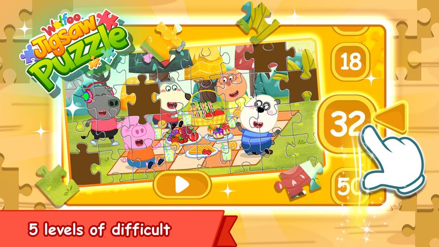 Wolfoo Jigsaw Puzzle Capture d'écran 3