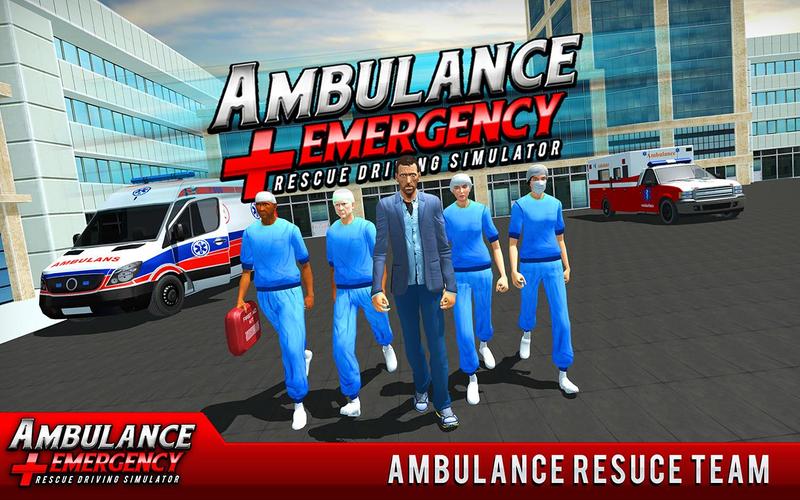 911 Ambulance City Rescue Game ภาพหน้าจอ 3