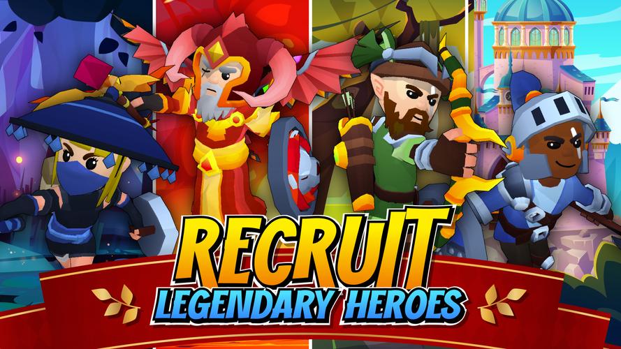 Idle Hero TD Tower Defense RPG Ảnh chụp màn hình 2