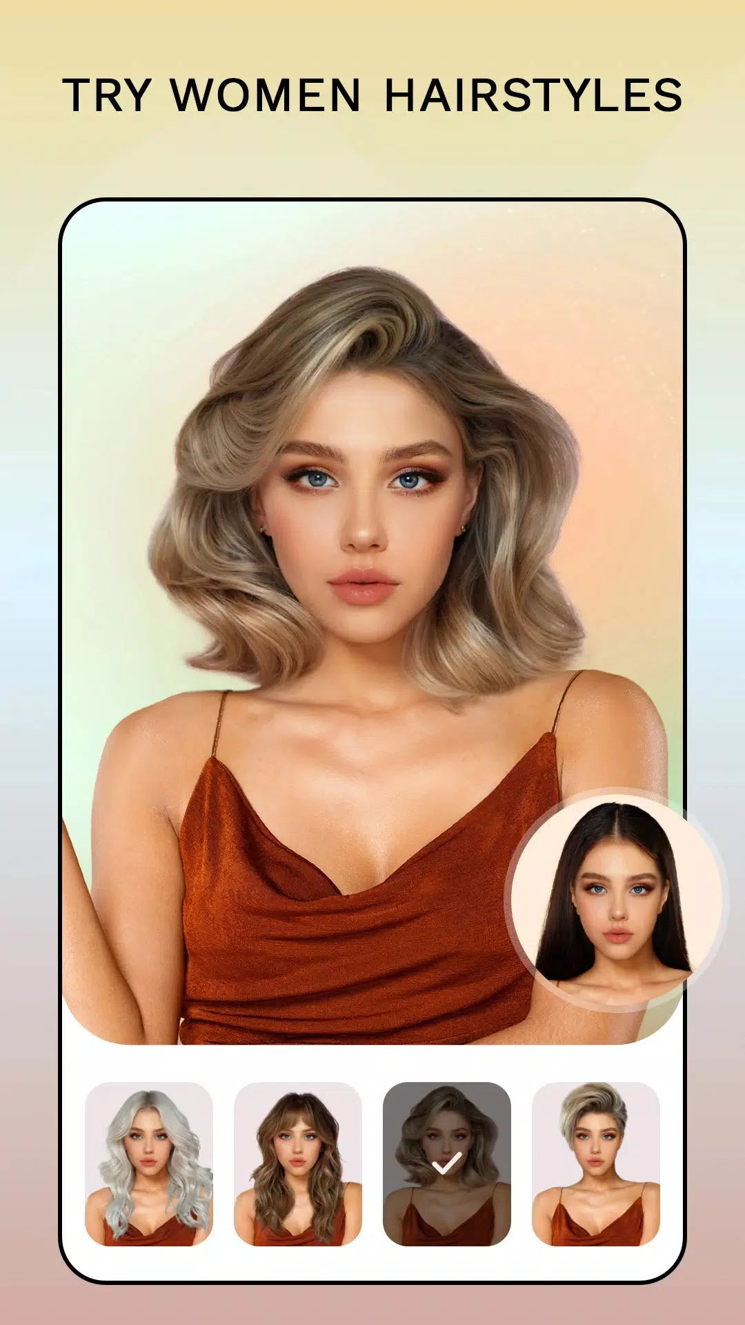 Hair Color Changer: Hairstyles Ảnh chụp màn hình 1