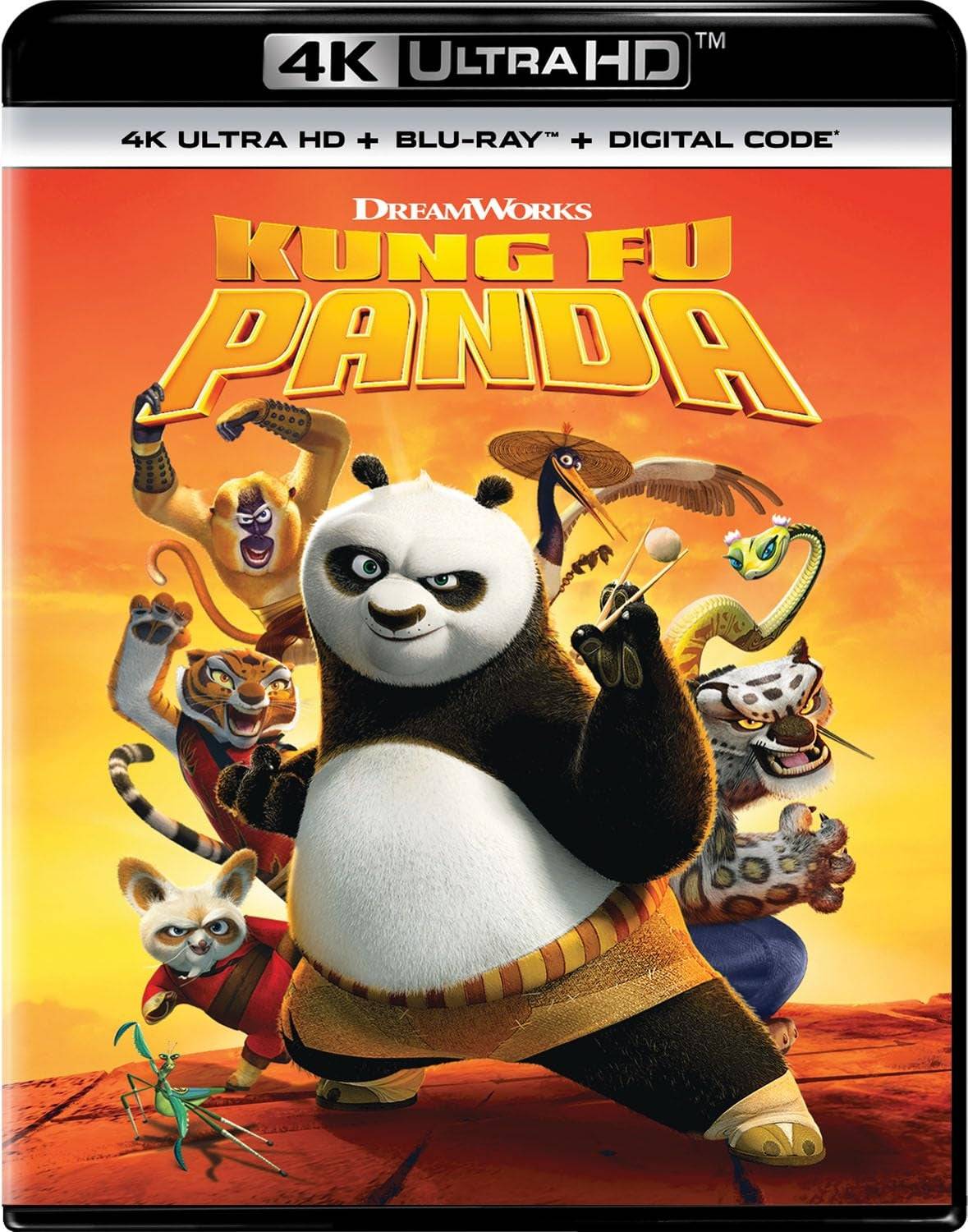 Kung Fu Panda 4K UHD + Blu-Ray + ဒီဂျစ်တယ်