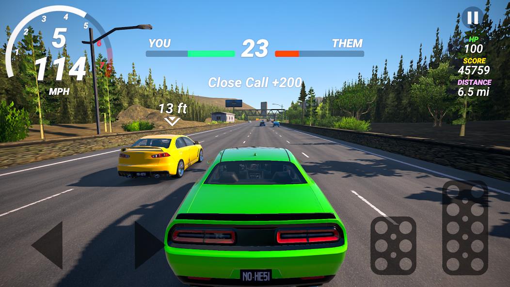 No Hesi Car Traffic Racing Mod 스크린샷 1