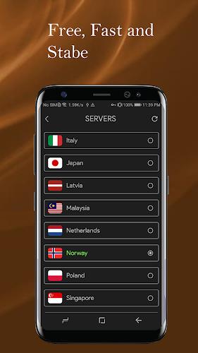 CAFE VPN - Fast Secure VPN App Скриншот 2