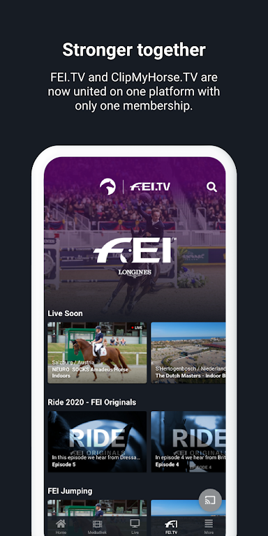 ClipMyHorse.TV & FEI.TV Schermafbeelding 2