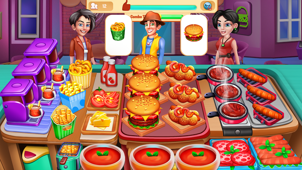 Cooking Food: Time Management Mod Скриншот 0