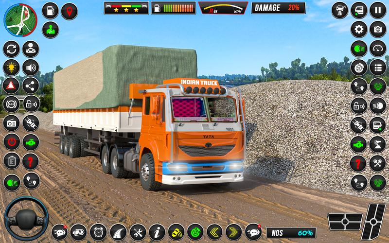 Indian Truck Game 3d Truck sim Ảnh chụp màn hình 1