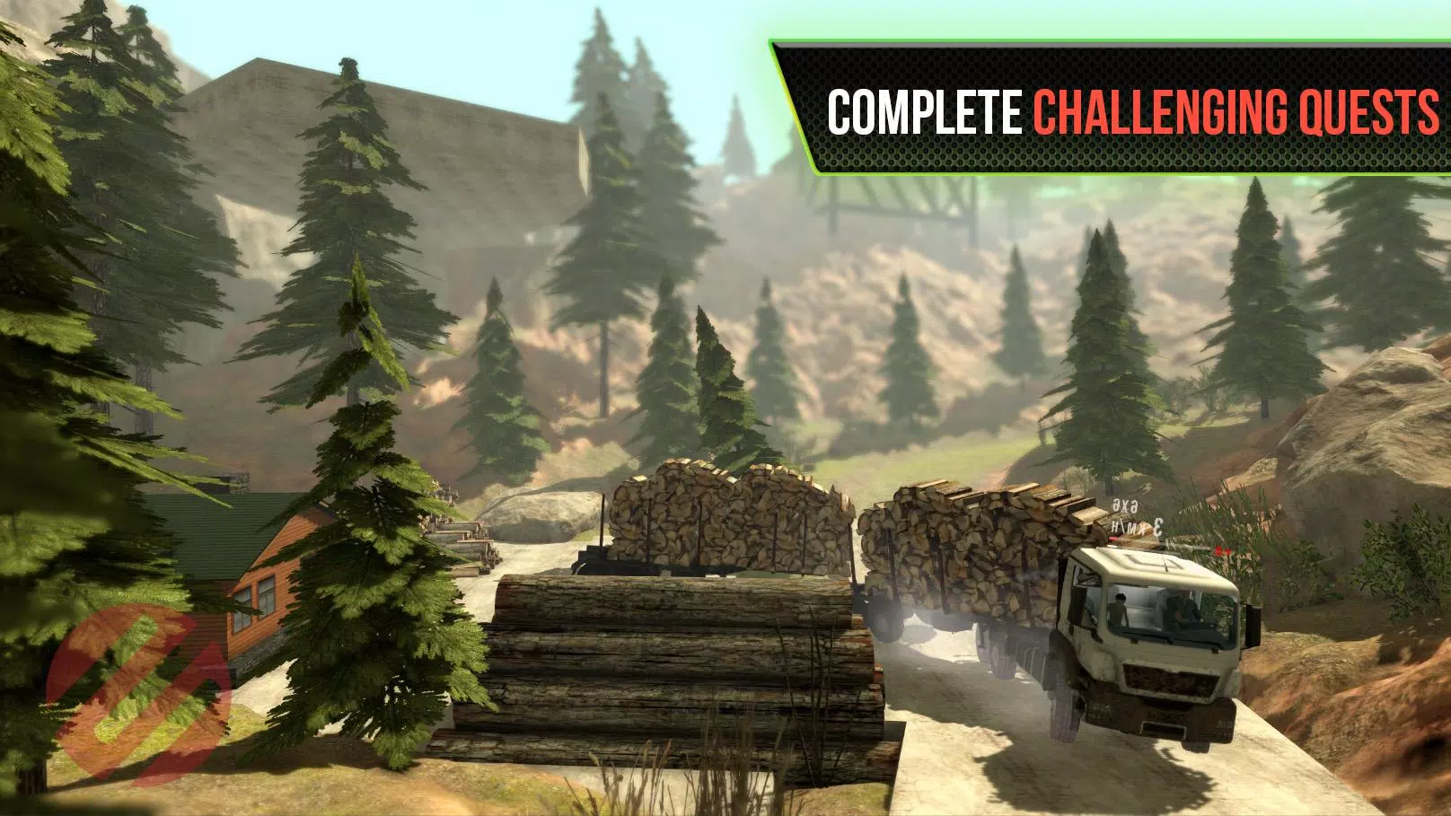 Truck Simulator OffRoad 4 Ảnh chụp màn hình 3