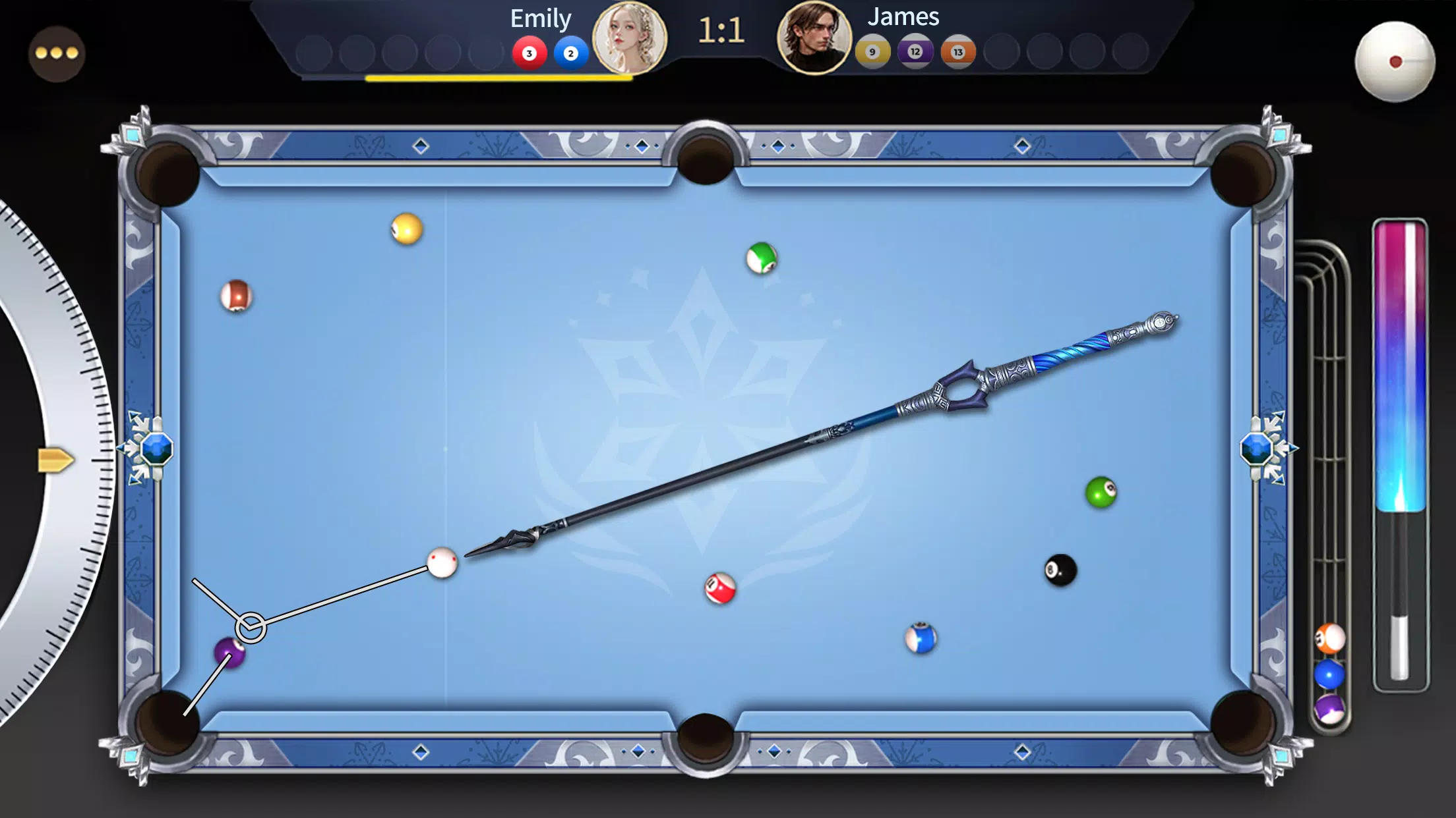 Billiards 8-Ball Pool Master 8 Captura de pantalla 2