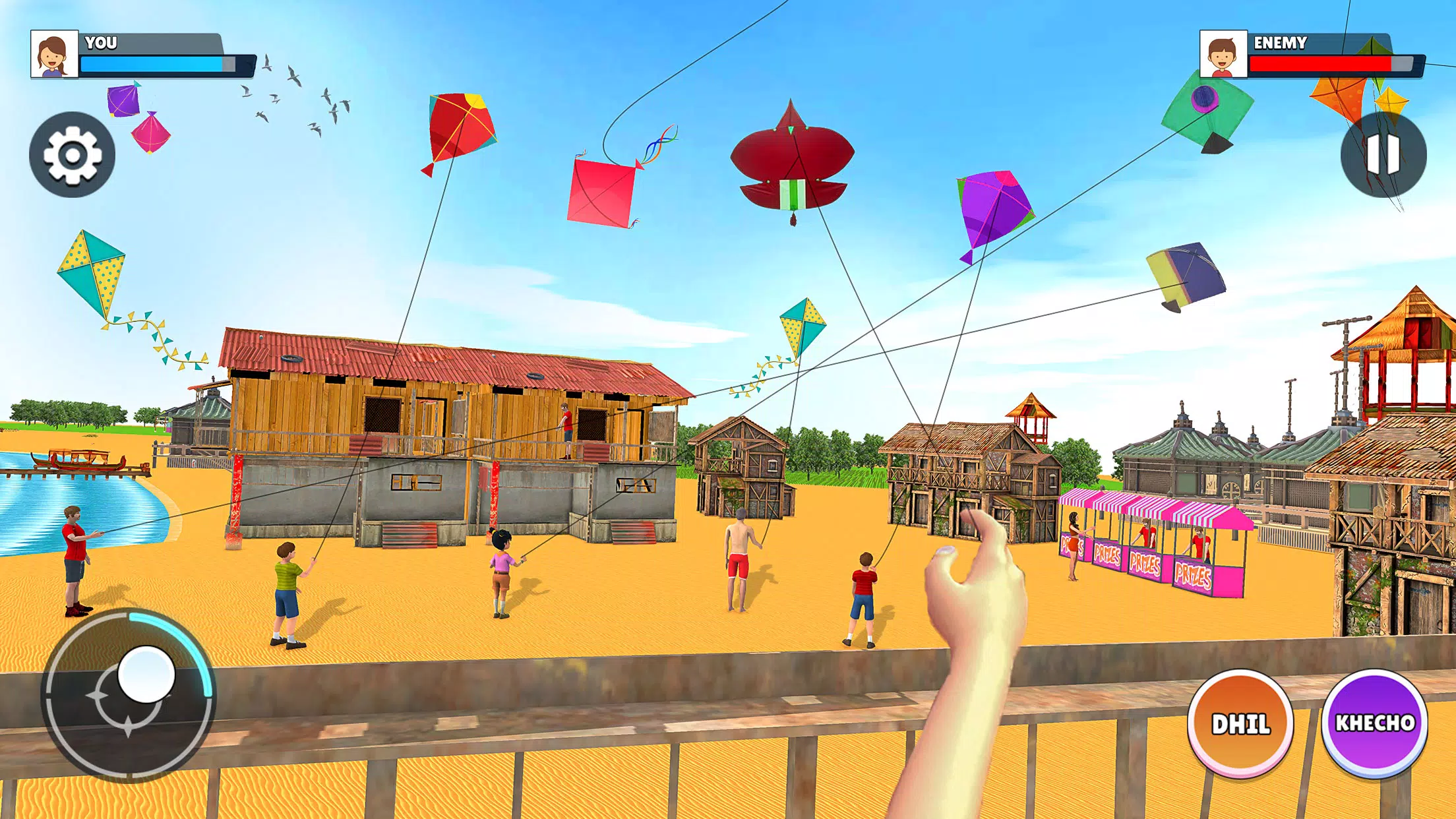 Kite Flying 3D - Pipa Combate स्क्रीनशॉट 2