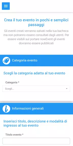 nowEvent - L'app a misura di evento स्क्रीनशॉट 3