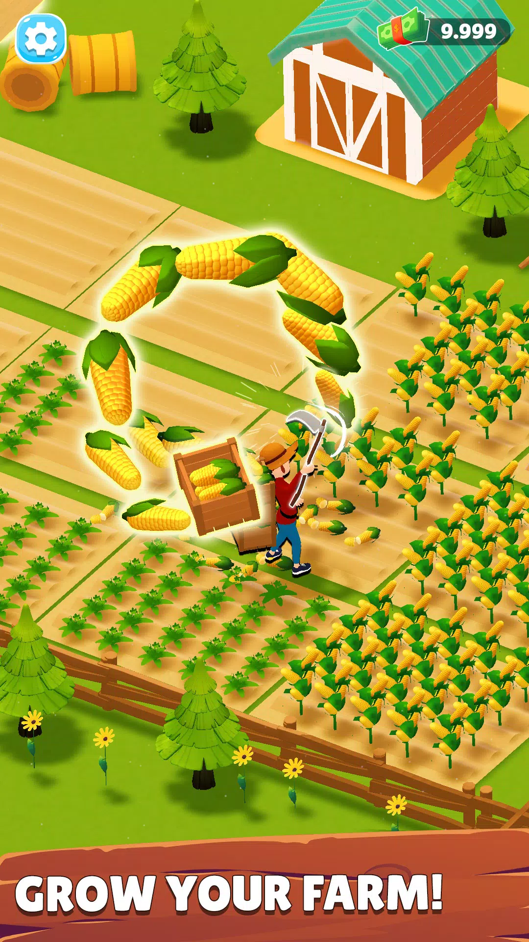 Crop to Craft - Idle Farm Game স্ক্রিনশট 0