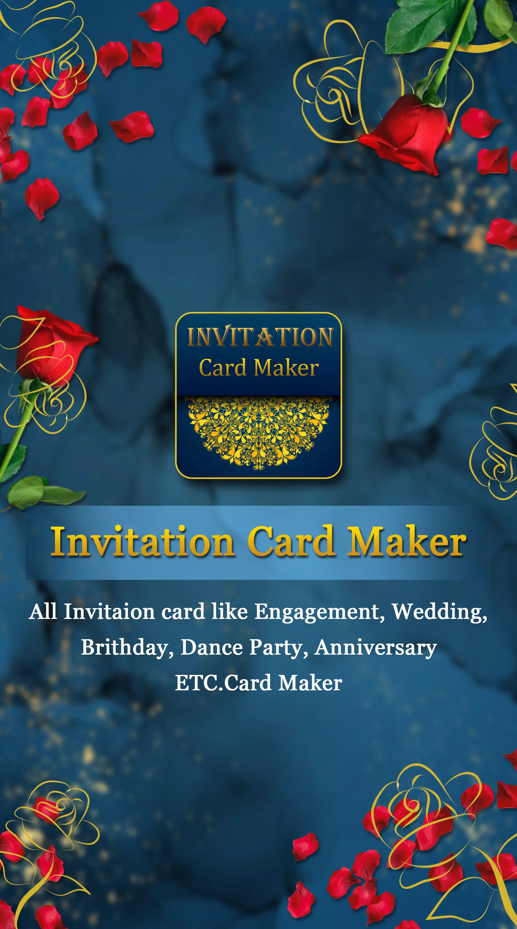 Invitation Card Maker স্ক্রিনশট 0