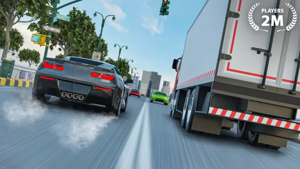 Turbo Traffic Car Racing Game 스크린샷 0