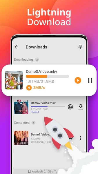 Downloader - Video Downloader ภาพหน้าจอ 2