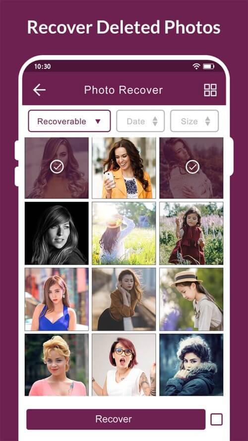 Recover Deleted All Photos Schermafbeelding 1