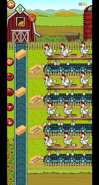 Idle Chicken Egg Factory Captura de tela 1