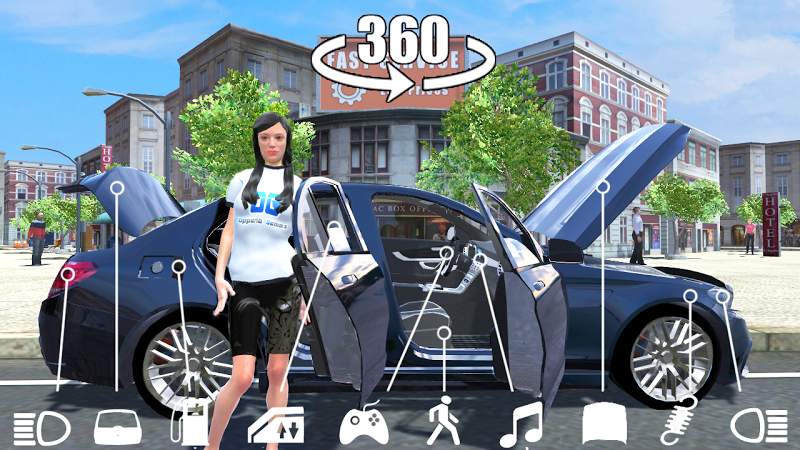 Car Simulator C63 ဖန်သားပြင်ဓာတ်ပုံ 0