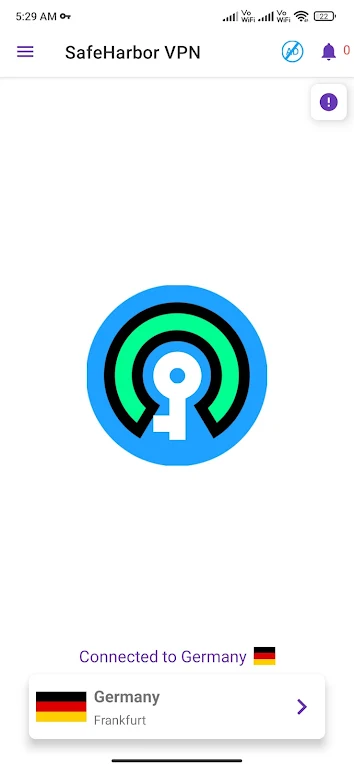 SafeHarbor VPN Tangkapan skrin 1