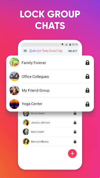 Locker for Insta Social App Mod Captura de tela 1