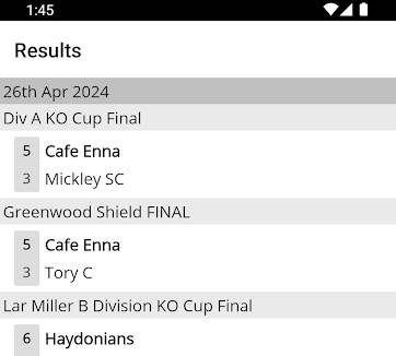 Hexham Darts League应用截图第2张