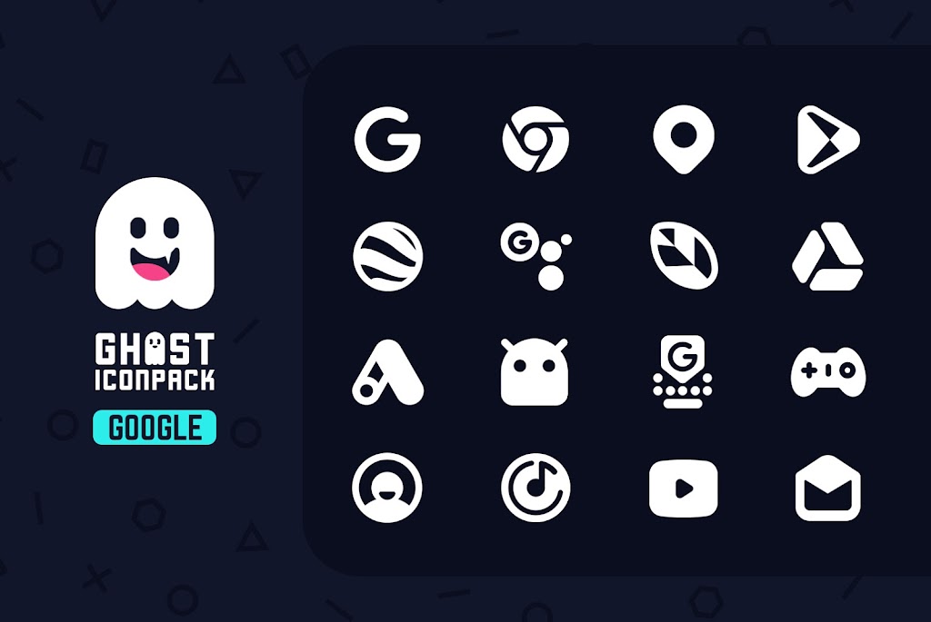 Ghost Icon Pack Mod Tangkapan skrin 1