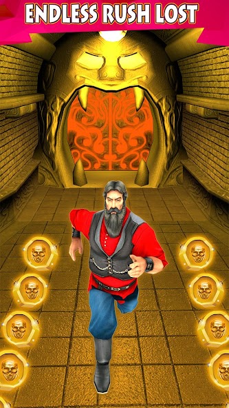 Lost Temple Castle Frozen Run Mod Zrzut ekranu 0